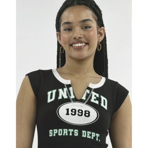 Seamless Crop Top & High-Rise Biker Shorts Graphic 2-Piece Set 2-Pack Size M - Picture 7 of 10